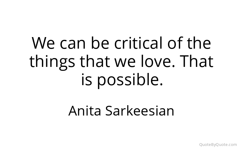 Preview image for this quote by Anita Sarkeesian