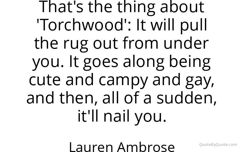 Preview image for this quote by Lauren Ambrose