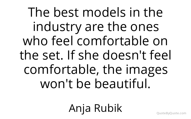 Preview image for this quote by Anja Rubik