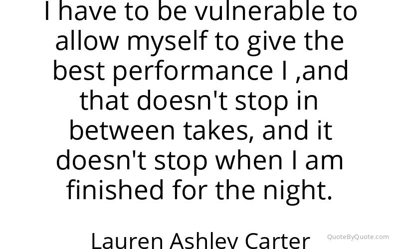 Preview image for this quote by Lauren Ashley Carter