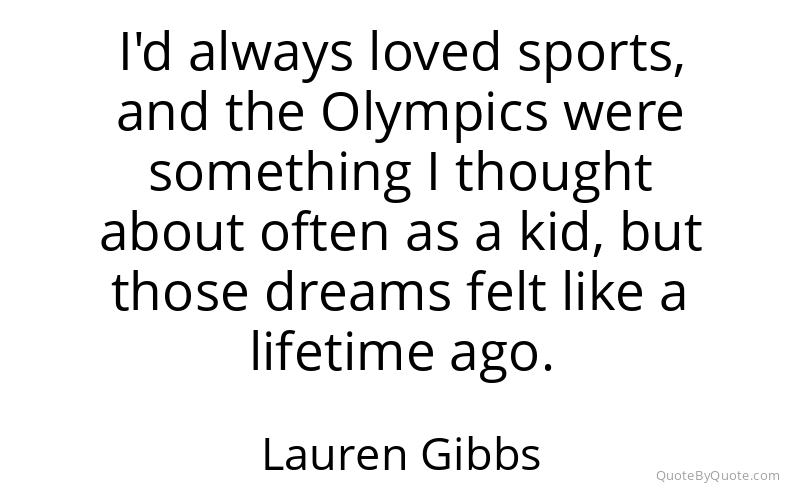 Preview image for this quote by Lauren Gibbs