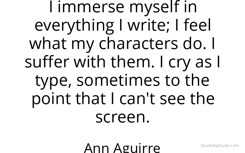 Preview image for this quote by Ann Aguirre