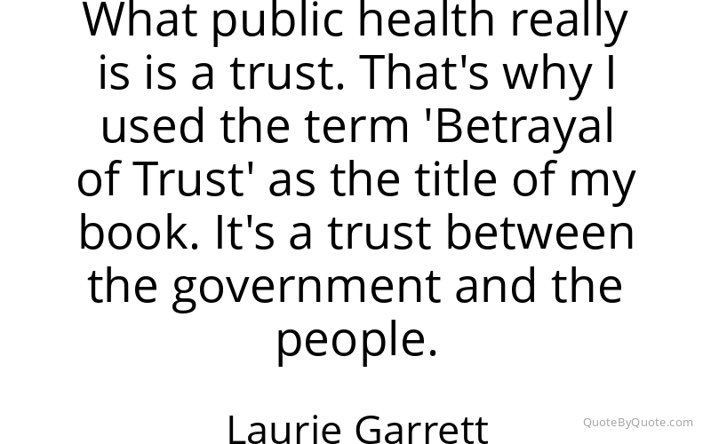 Preview image for this quote by Laurie Garrett
