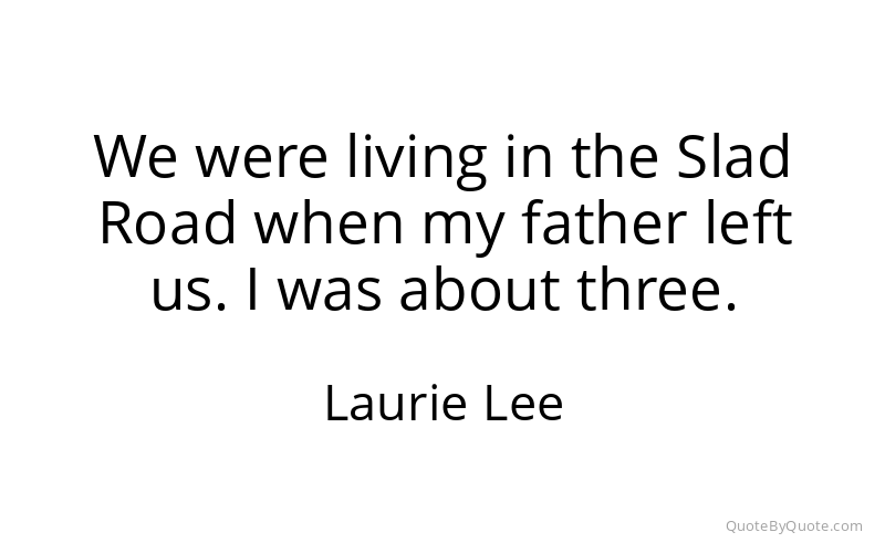 Preview image for this quote by Laurie Lee