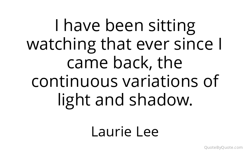 Preview image for this quote by Laurie Lee