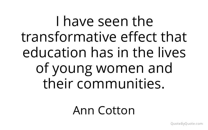 Preview image for this quote by Ann Cotton