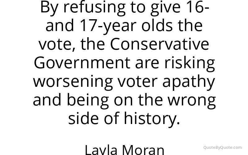 Preview image for this quote by Layla Moran