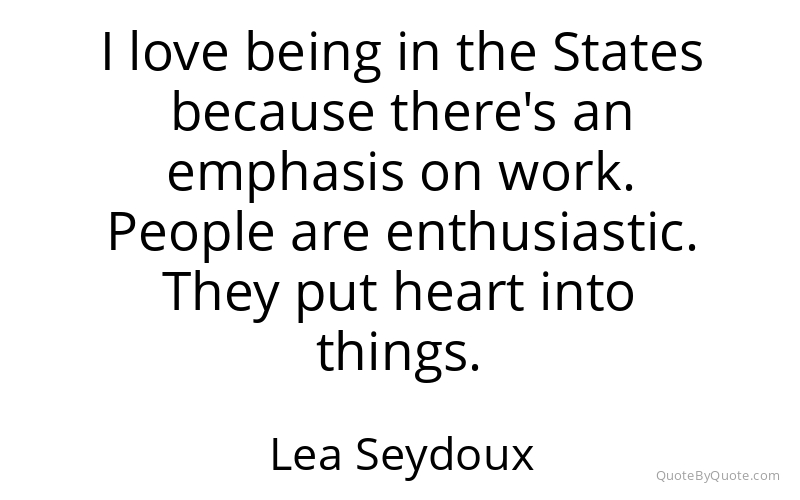 Preview image for this quote by Lea Seydoux
