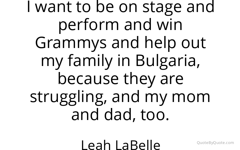 Preview image for this quote by Leah LaBelle