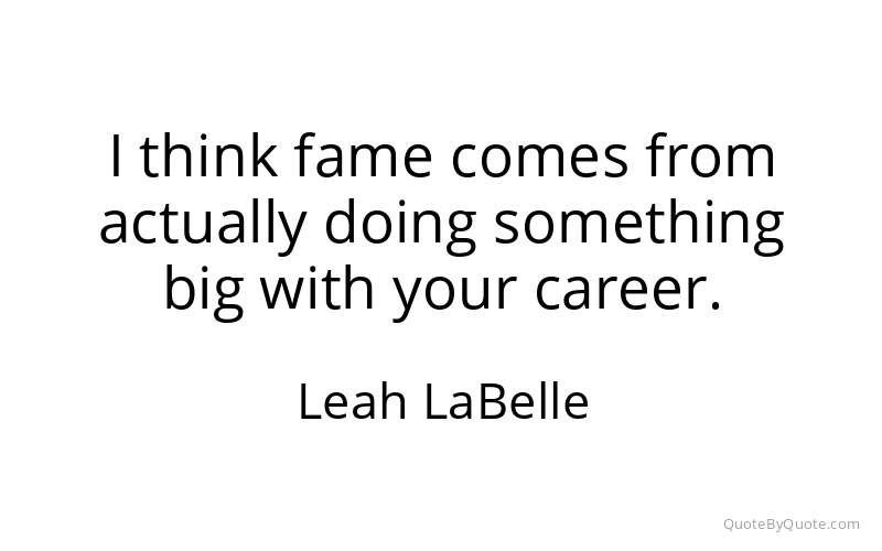 Preview image for this quote by Leah LaBelle