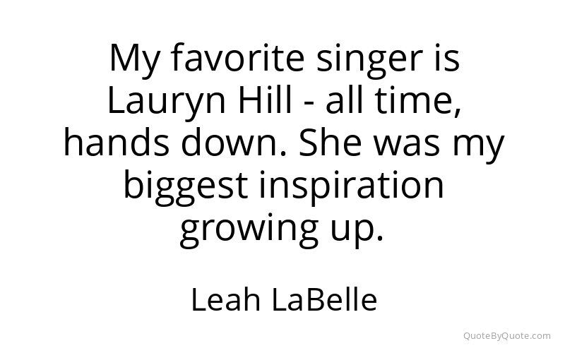 Preview image for this quote by Leah LaBelle