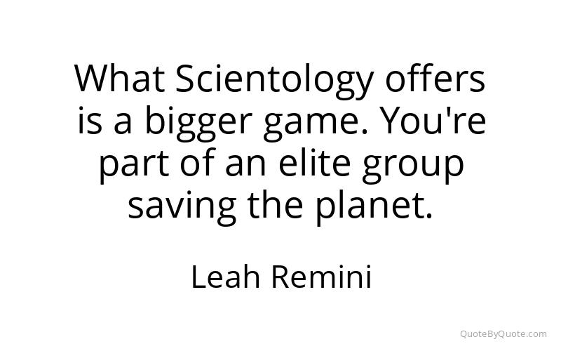 Preview image for this quote by Leah Remini