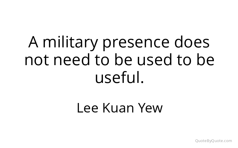 Preview image for this quote by Lee Kuan Yew