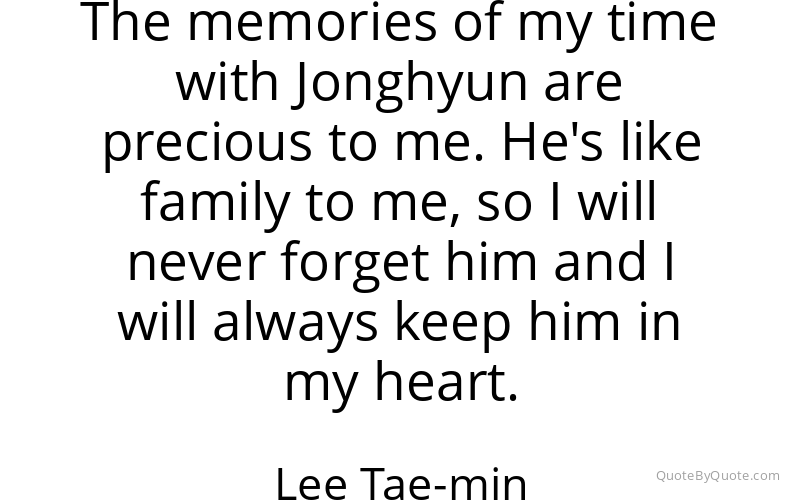 Preview image for this quote by Lee Tae-min