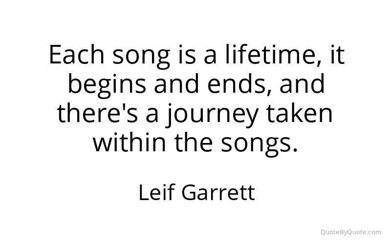 Preview image for this quote by Leif Garrett