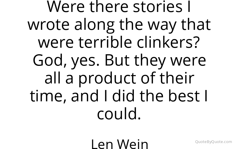 Preview image for this quote by Len Wein
