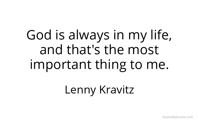 Preview image for this quote by Lenny Kravitz