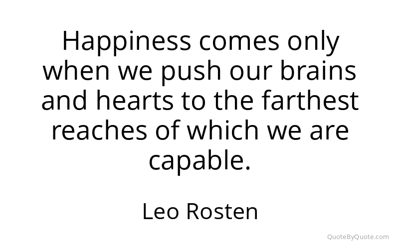 Preview image for this quote by Leo Rosten