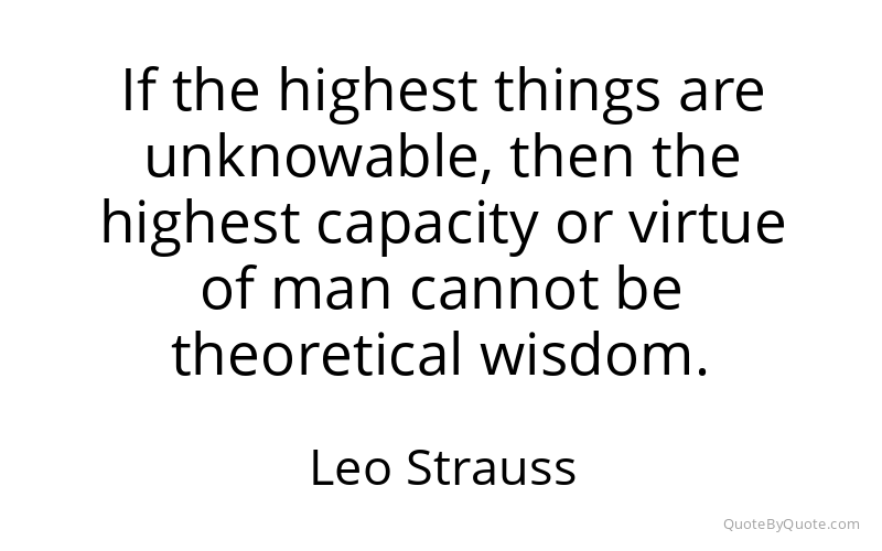 Preview image for this quote by Leo Strauss