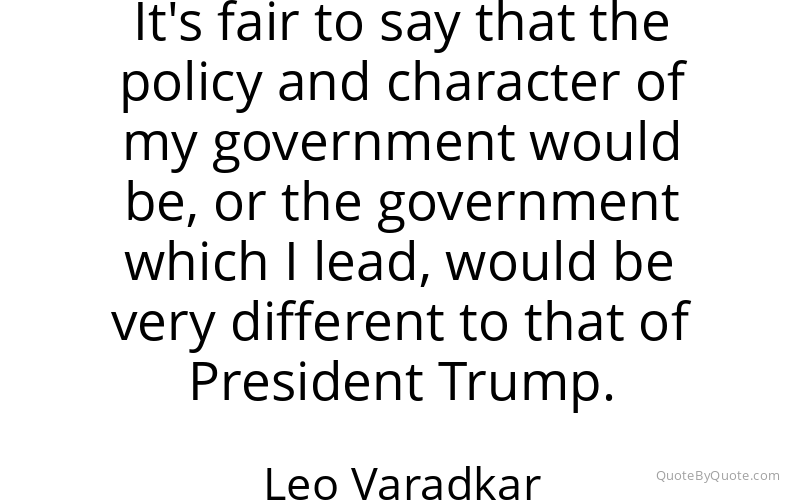 Preview image for this quote by Leo Varadkar