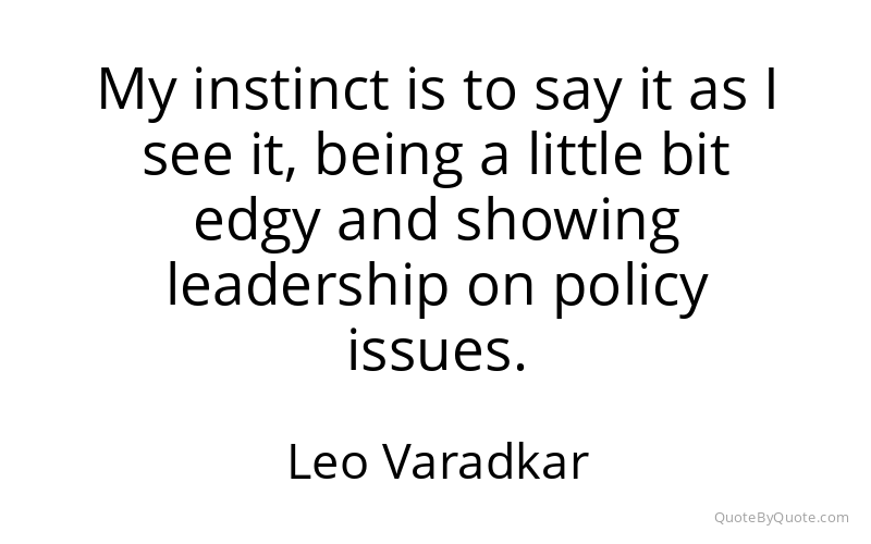 Preview image for this quote by Leo Varadkar