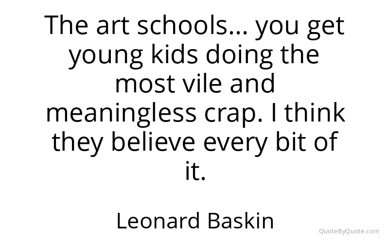 Preview image for this quote by Leonard Baskin