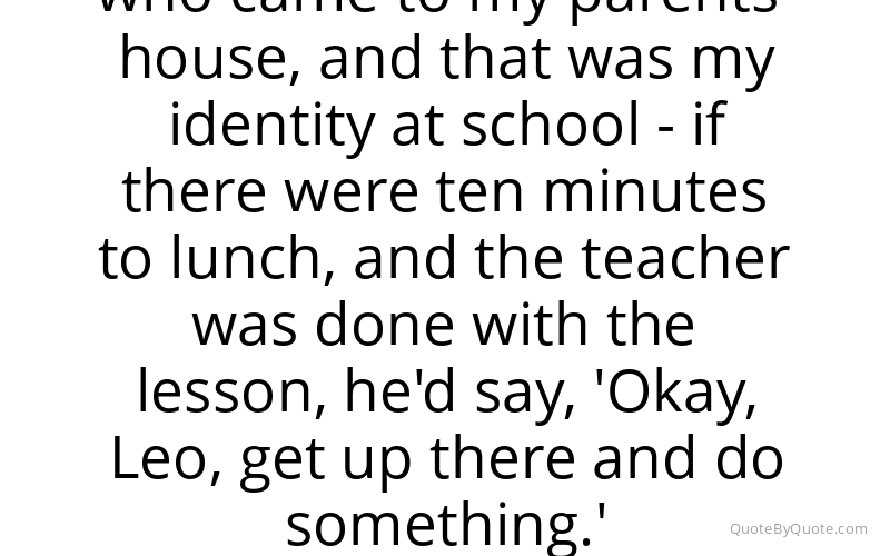 Preview image for this quote by Leonardo DiCaprio