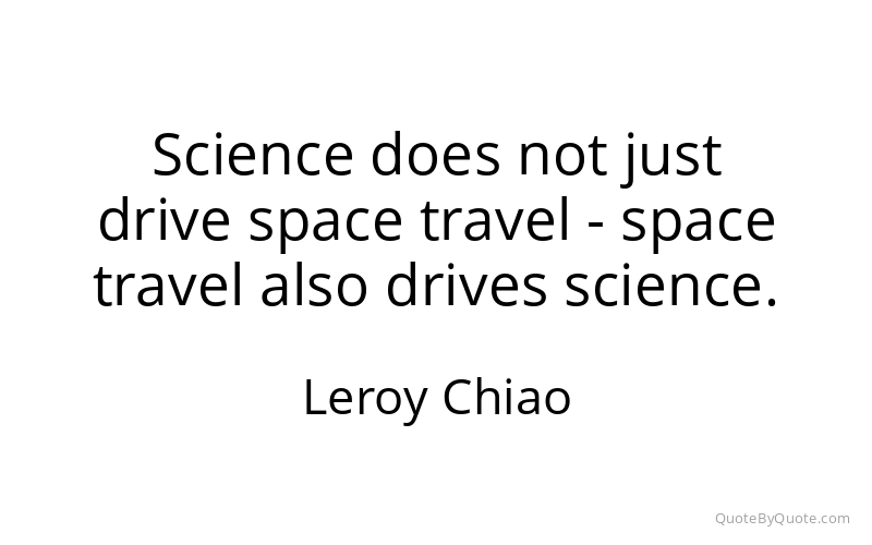 Preview image for this quote by Leroy Chiao
