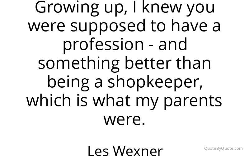 Preview image for this quote by Les Wexner