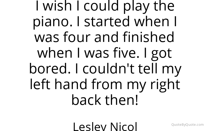 Preview image for this quote by Lesley Nicol