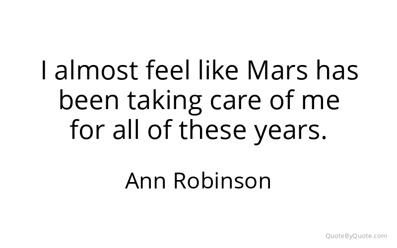 Preview image for this quote by Ann Robinson