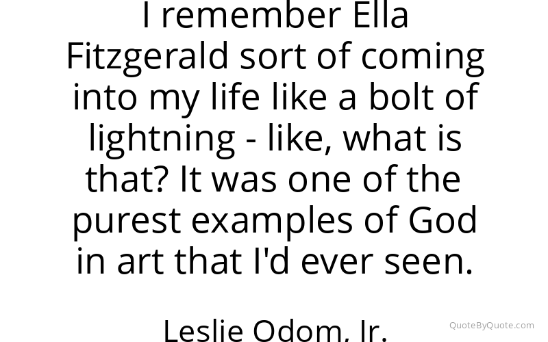 Preview image for this quote by Leslie Odom, Jr.
