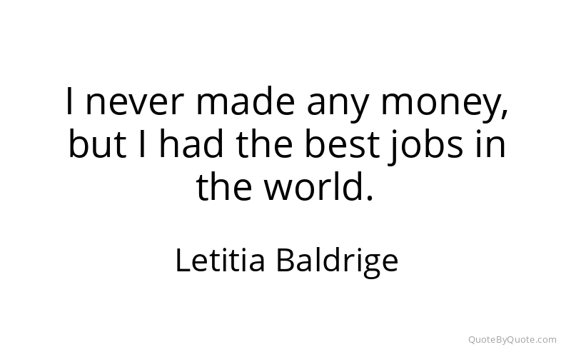 Preview image for this quote by Letitia Baldrige