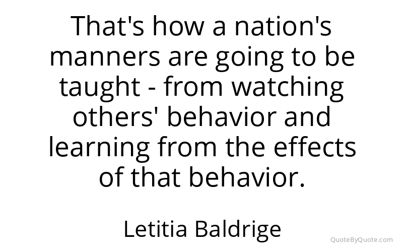 Preview image for this quote by Letitia Baldrige