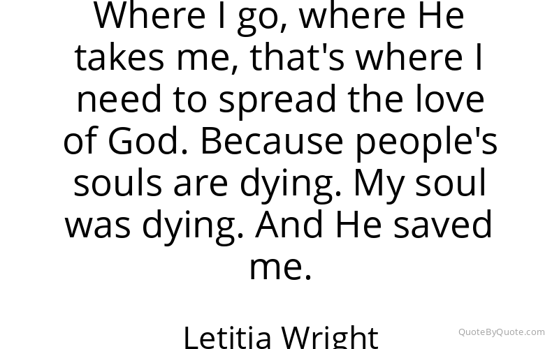 Preview image for this quote by Letitia Wright