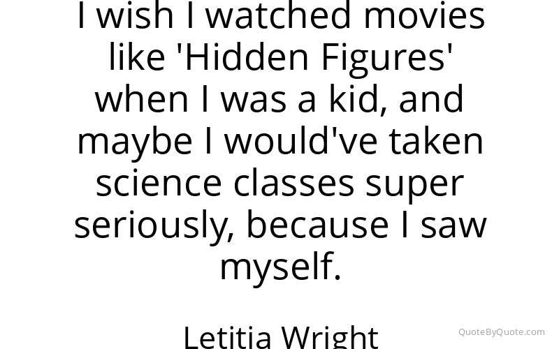 Preview image for this quote by Letitia Wright