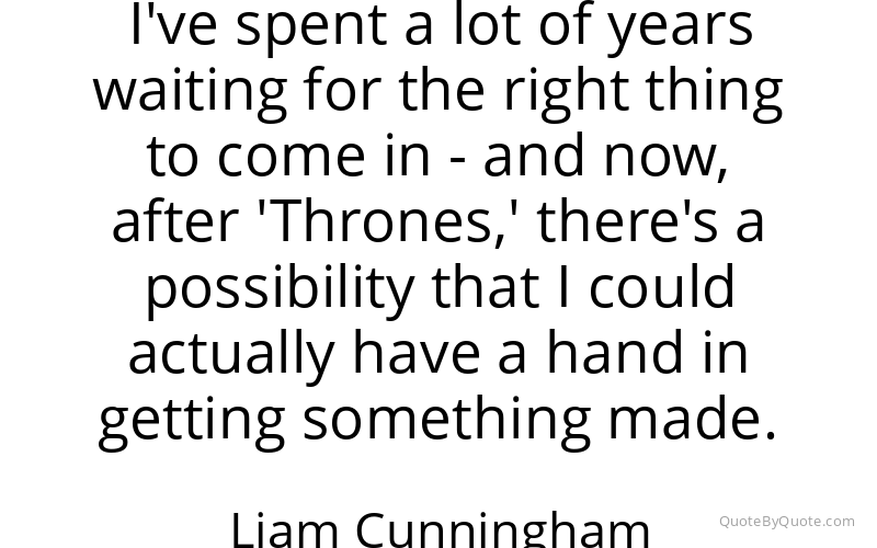 Preview image for this quote by Liam Cunningham