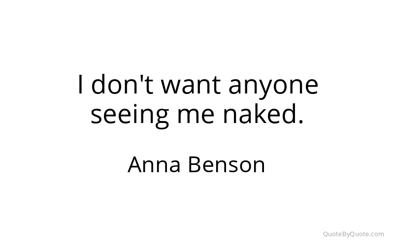 Preview image for this quote by Anna Benson