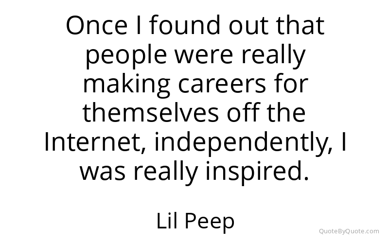 Preview image for this quote by Lil Peep