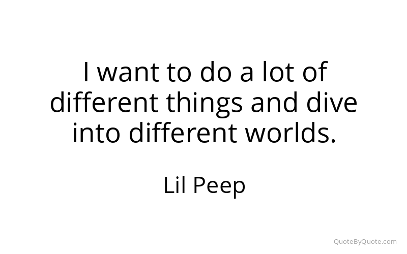 Preview image for this quote by Lil Peep