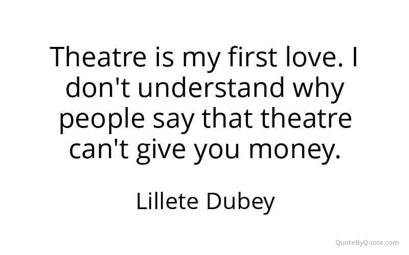 Preview image for this quote by Lillete Dubey