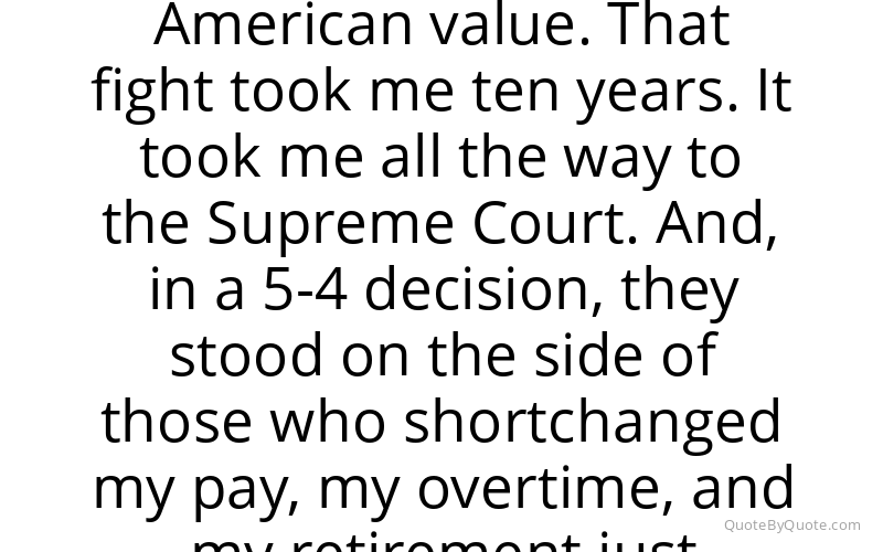 Preview image for this quote by Lilly Ledbetter