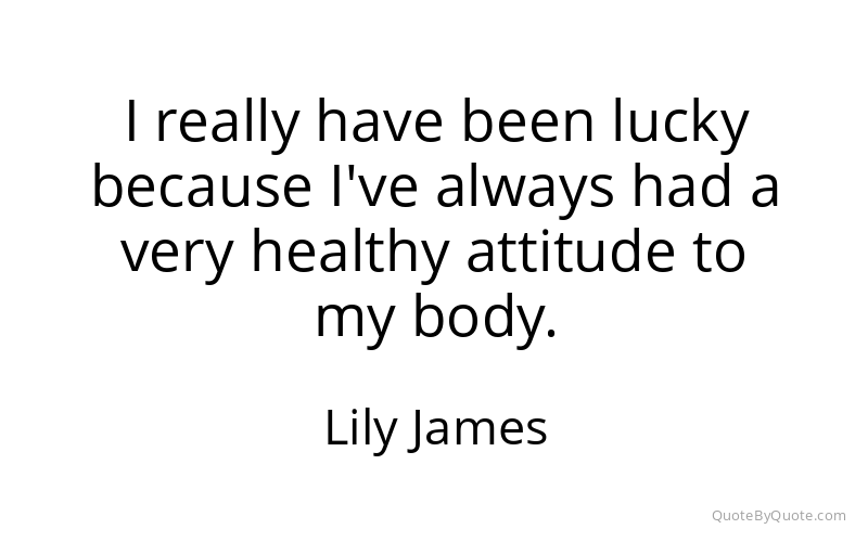 Preview image for this quote by Lily James