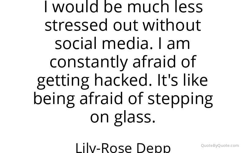 Preview image for this quote by Lily-Rose Depp