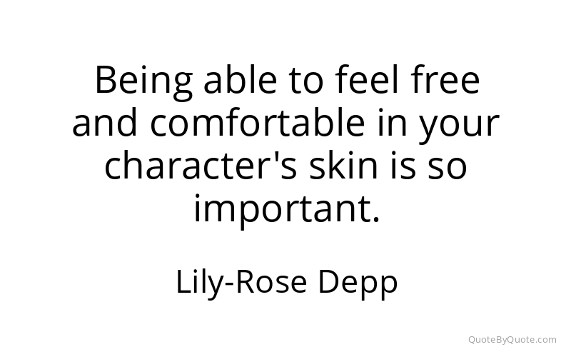 Preview image for this quote by Lily-Rose Depp
