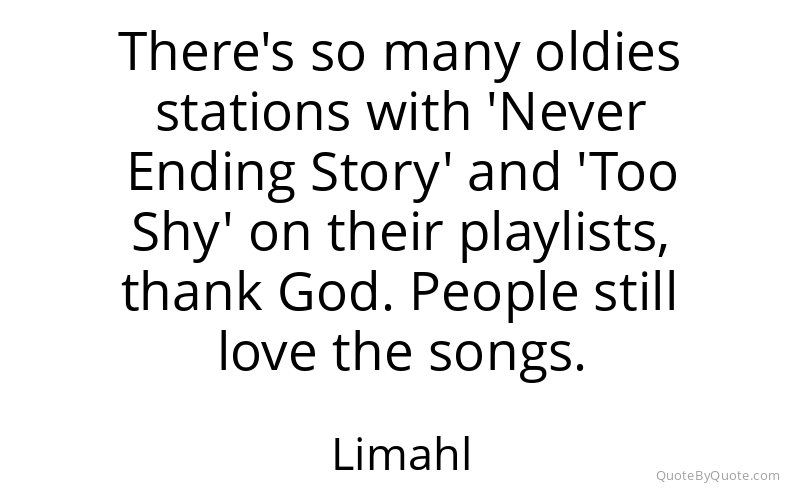 Preview image for this quote by Limahl
