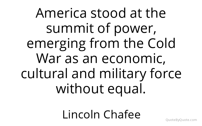Preview image for this quote by Lincoln Chafee