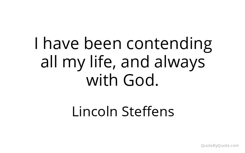 Preview image for this quote by Lincoln Steffens