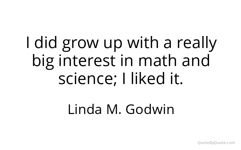 Preview image for this quote by Linda M. Godwin
