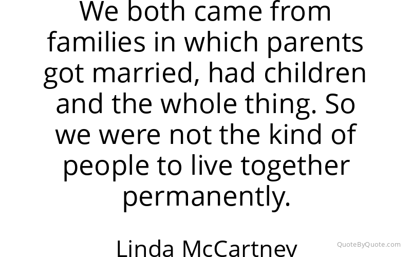 Preview image for this quote by Linda McCartney
